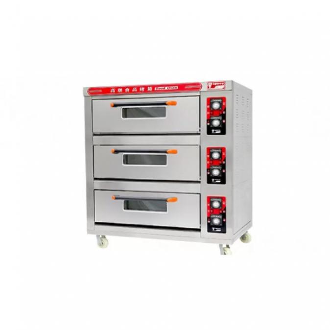 Професионална пекарна за тави 60x40 см, 9.6 kW, 400v, 3 фази