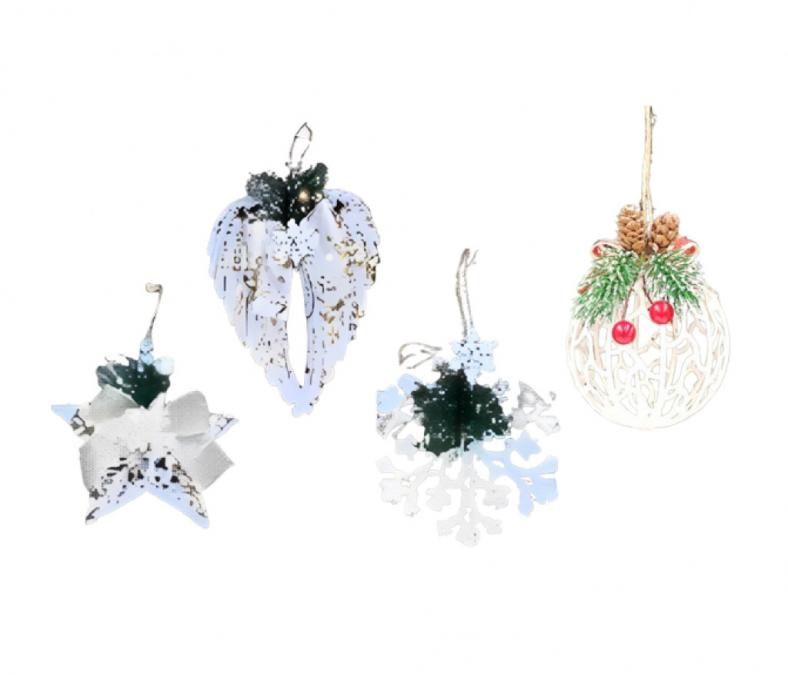 Коледна декорация за елха или празнични аранжировки