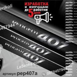 Peugeot 407 прагове от карбон