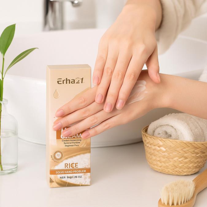 Хидратиращ крем за ръце с оризов екстракт Erha21 Rice
