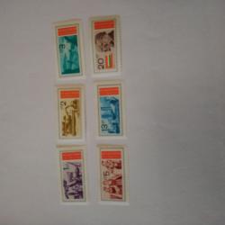 Серия от 6 пощенски марки от България 1969 г.