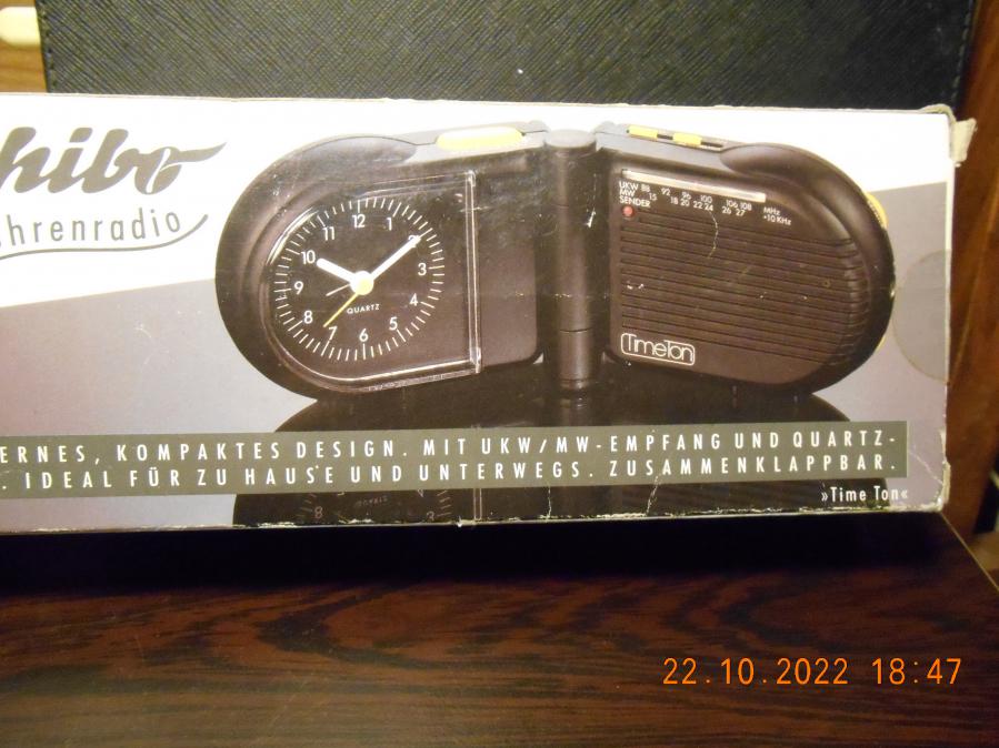 Tchibo Cr668 Timeton - Alarm Clock -radio - Vintage 77
