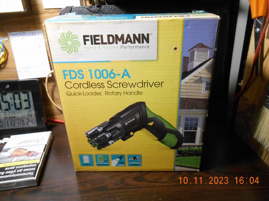 Fieldmann FDS 1006 A винтоверт с патронник 4.8v