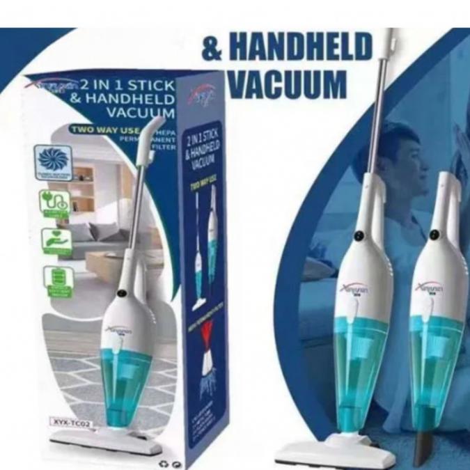 Вертикална прахосмукачка Welora, 2в1, Мощност 600 W, Hepa филтър