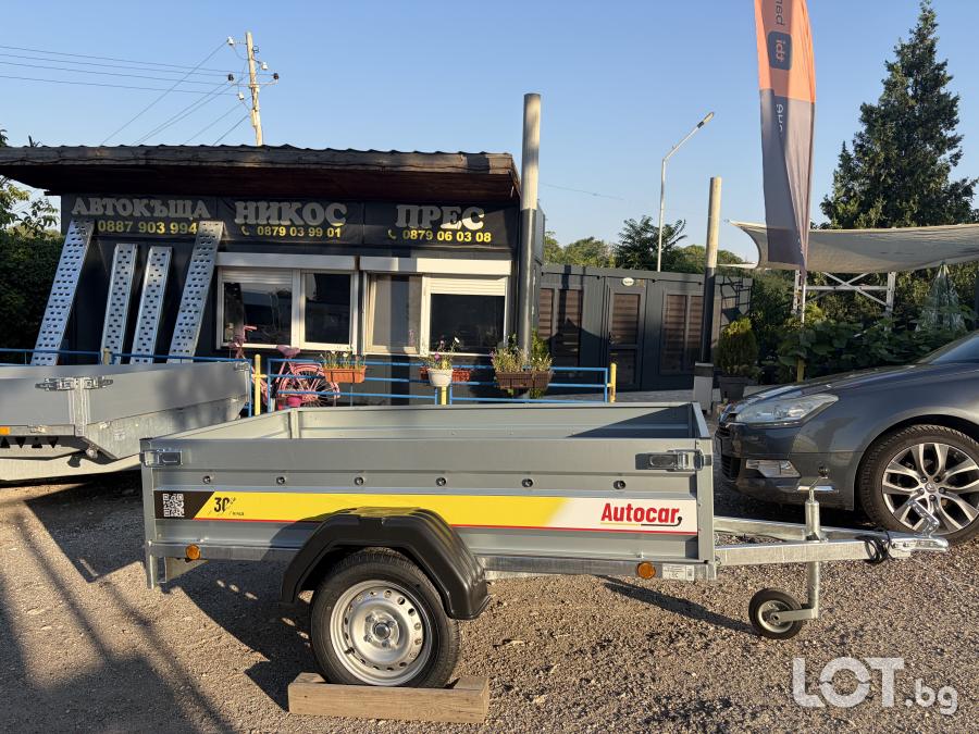 Туристическо, самосвално ремарке Autocar Tank 210 до 750kg.