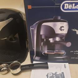 Delonghi Ec221. B-еспресо машина с крема диск