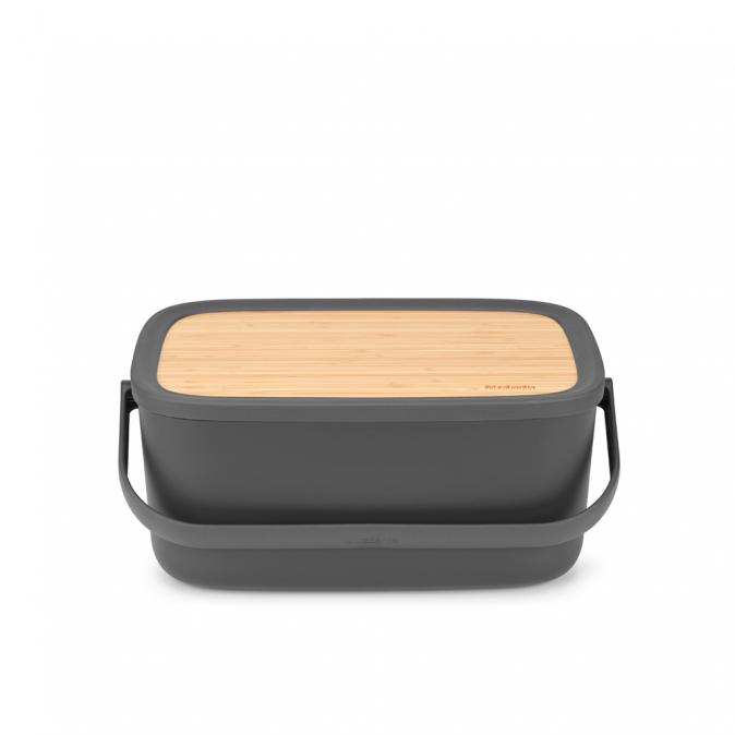 Кутия за хляб Brabantia Nic, Dark Grey