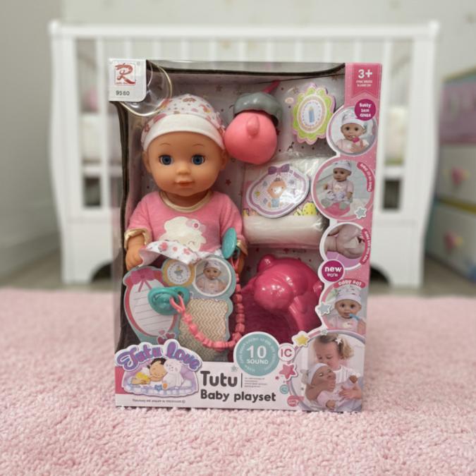 Кукла-бебе Tutu Love с гърне и забавни звуци