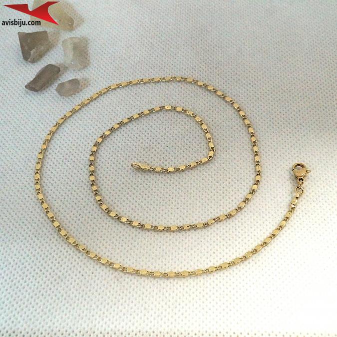Синджир с 14К златно покритие