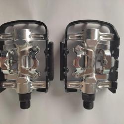 Продавам колела внос от Германия Нови алуминиеви педали с автомати EXU