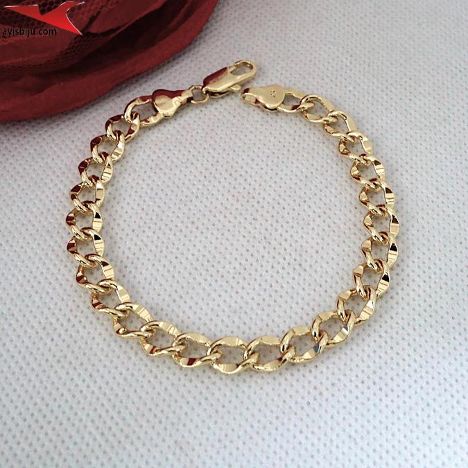 Гривна с 14К златно покритие