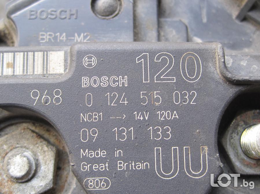 Динамо Bosch 0124515032 Опел Астра г Opel Astra G 14v - 120..