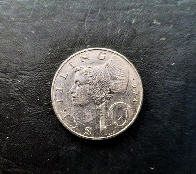 Продавам Австрийски шилинг-1974г.