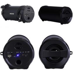 Преносима тонколона Akai Abts-12c 10W с Bluetooth. LED светлини. USB с