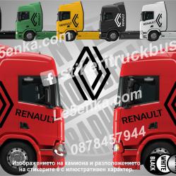 Renault стикери за кабина на влекач