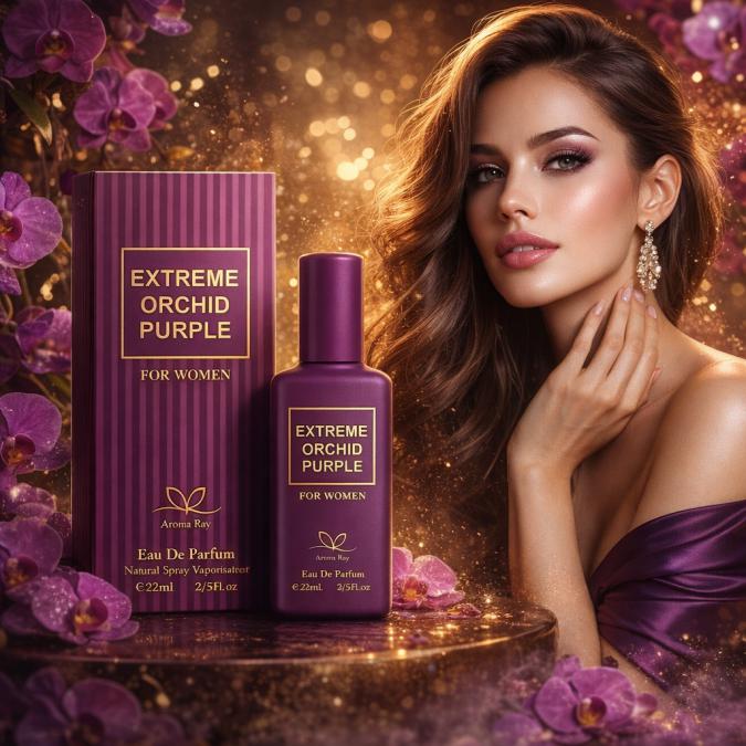 Дамски парфюм Extreme Orchid Purple Aroma Ray, Edp, 22ml - с нотки на
