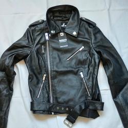 Barneys - чисто ново качествено английско яке от естествена кожа агне