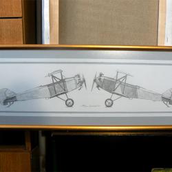 Рисунка с Български самолети Дар-1 и Дар-1а.