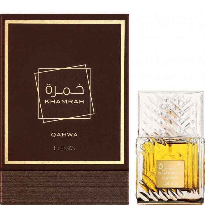 Lattafa Khamrah Qahwa EDP 100ml - Пристрастяващ ориенталски аромат с к