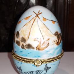 Порцеланово яйце в стил Феберже