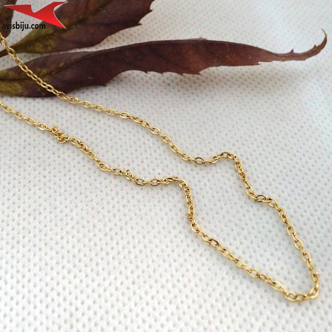 Синджир с 14К златно покритие