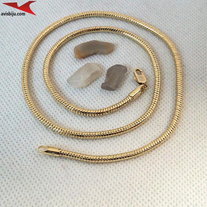 Синджир с 14К златно покритие