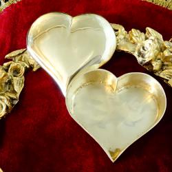 Бронзова кутия за бижута Сърце.