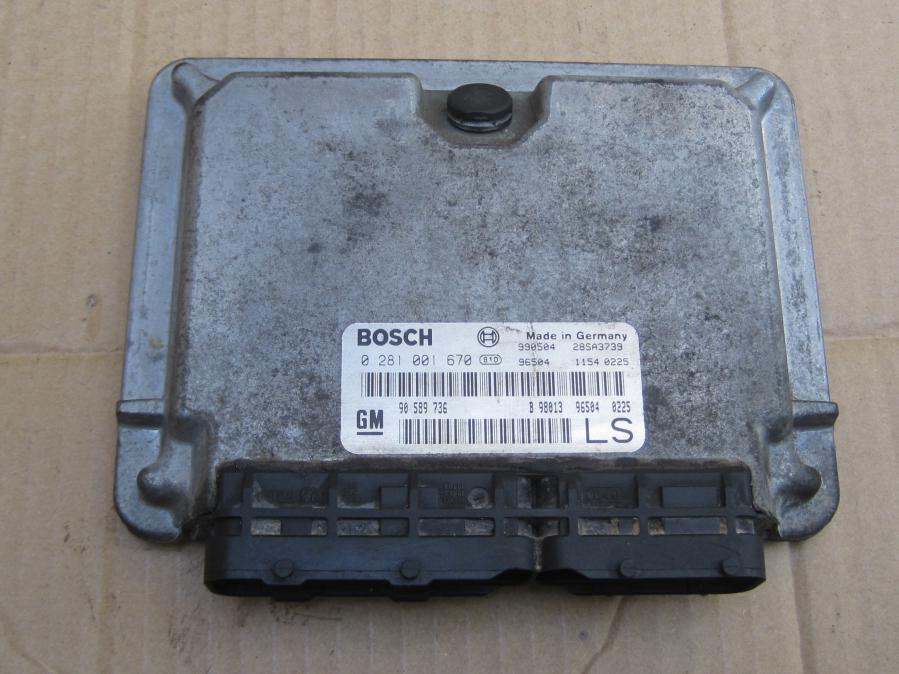 Компютър ECU за Opel Astra 1.7 TD OEM 0 281 001 670  0281001670 OEM 9