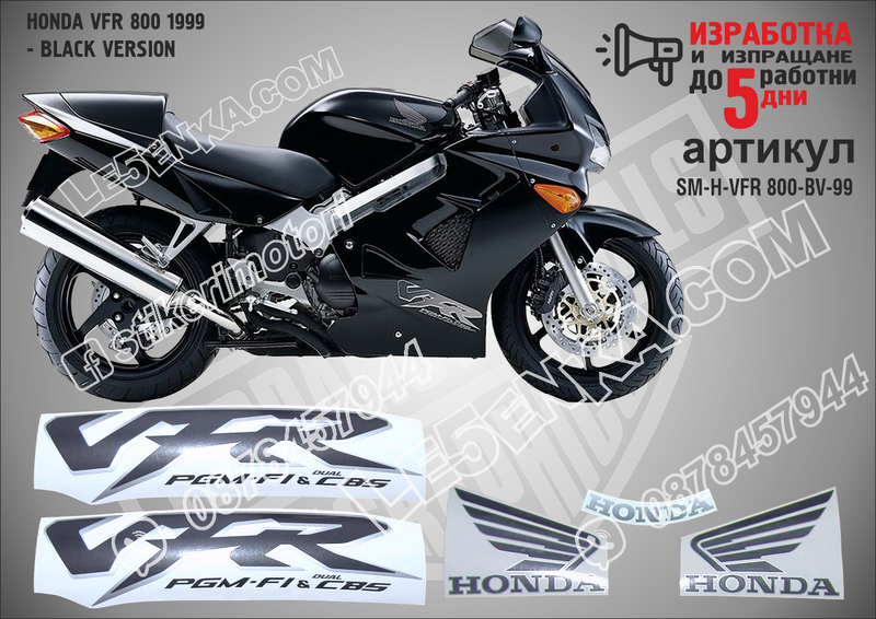 Honda VFR 800i 1999 - Black Version