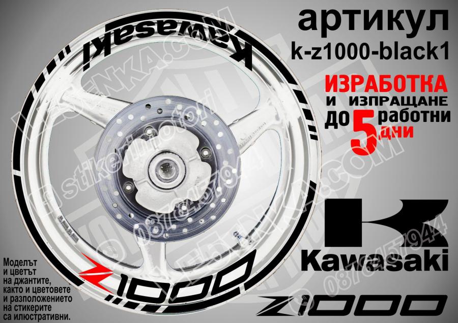Kawasaki Z1000 Black