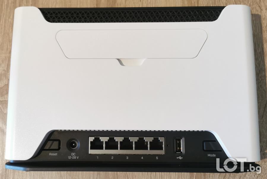 Рутер Mikrotik Chateau Lte12, 2-лентов, Бял, SIM карта