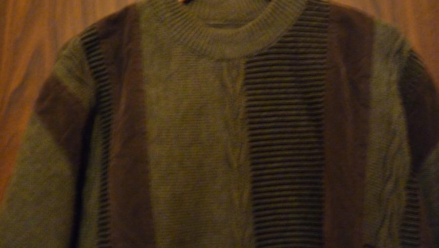 Мъжки зимен пуловер - ХL