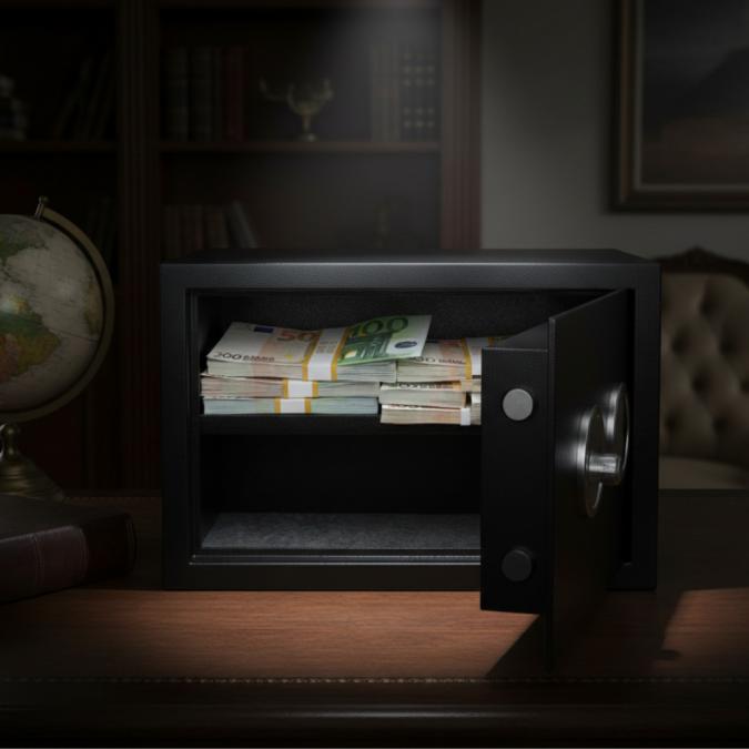 Сейф за ценности Cheffinger с цифрово заключване  8,5l, 16L и 26L вар