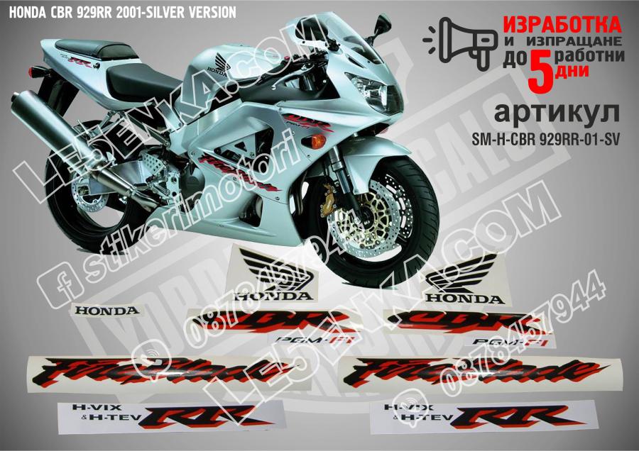 Honda CBR 929rr 2001-silver Version