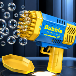 Автоматичен пистолет за сапунени балончета Bubble gun с 40 дула и LED