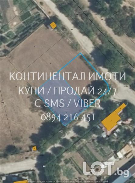 Код 70044. два съседни Упита по 530м2 - ток и вода до имотите, виза за