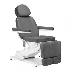 Стол за педикюр Sillon Classic 3 мотора - сива бяла