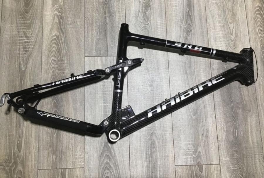 Нова карбонова рамка Haibike 26 инча, Л размер, 100мм ход 2365g