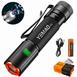 Фенер Yemao Ym-m52  компактен, 1500 лумена, магнит, Type-c
