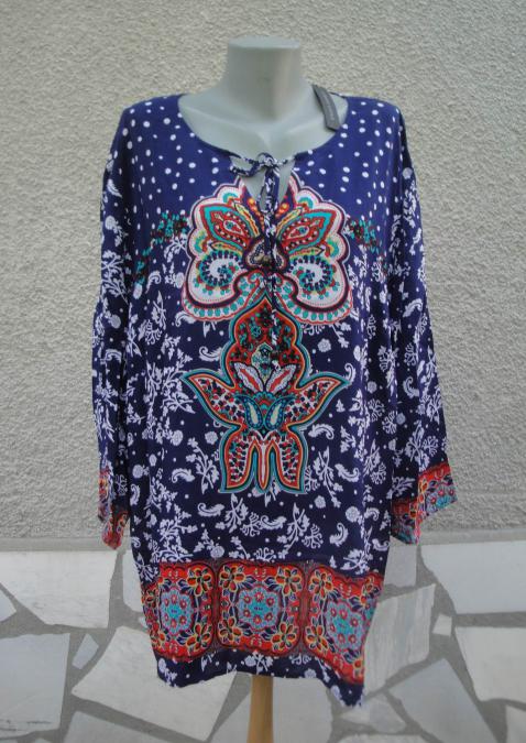 5XL 6XL Нова туника Carole Little