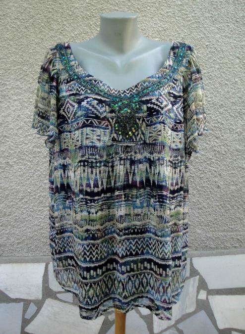 4XL Нова туника Dressbarn с пайети