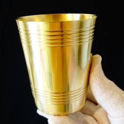 Старинна чаша от месинг 9.5 см.
