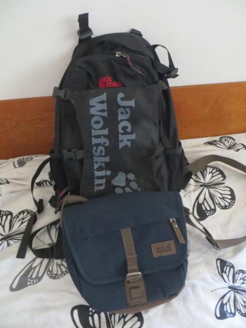 Раница и чантичка Jack wolfskin bike