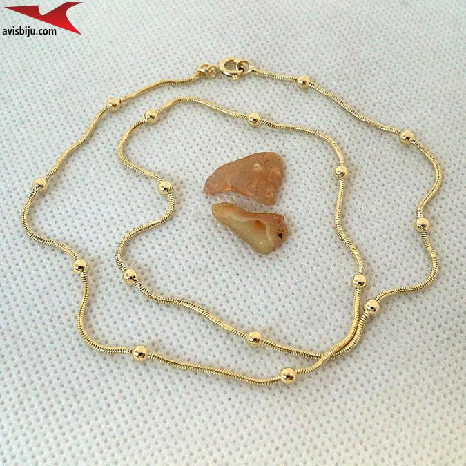 Синджир с 14К златно покритие