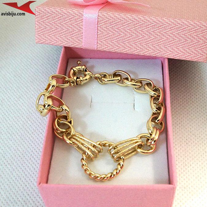 Гривна с 14К златно покритие