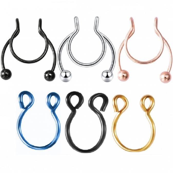 Обици под носа