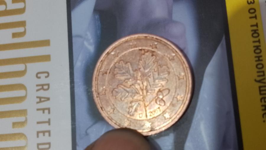 Колекционерскии монети германски 5цента 2002 2007 г