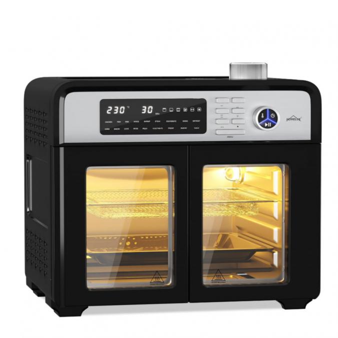 Комбиниран фритюрник с горещ въздух и фурна XXL 28 литра - здравословн