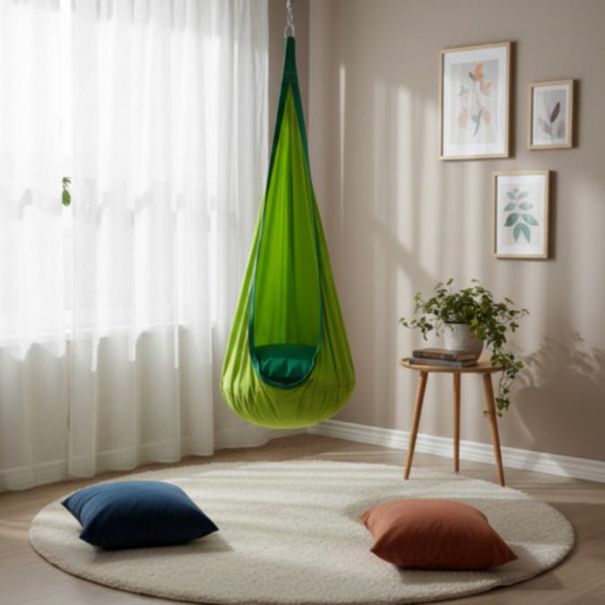 Висящ стол пашкул Cocoon - идеален за игра и релакс