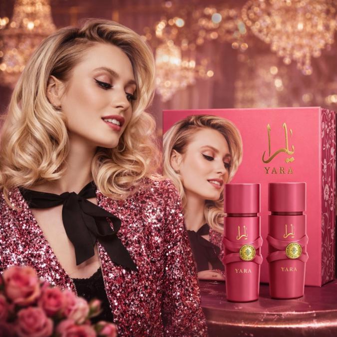 Дамски комплект Yara Candy 2х50мл, EDP - Изкушение с нотки на касис, г